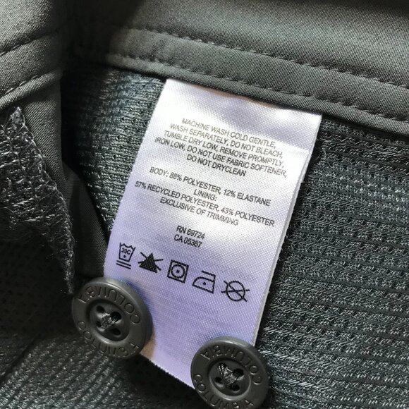 Columbia Washed Out Flat Front Hybrid Shorts Mens 38 Gray 10" Inseam Polyester - Picture 9 of 12